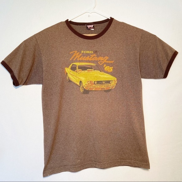 TNT by Tran & Loevner Other - TNT by Trau & Loevner Vintage 65' Ford Mustang Short Sleeve Ringer Tee